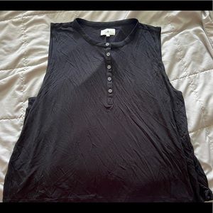 NWT Lou and Grey Black Sleeveless Shirt